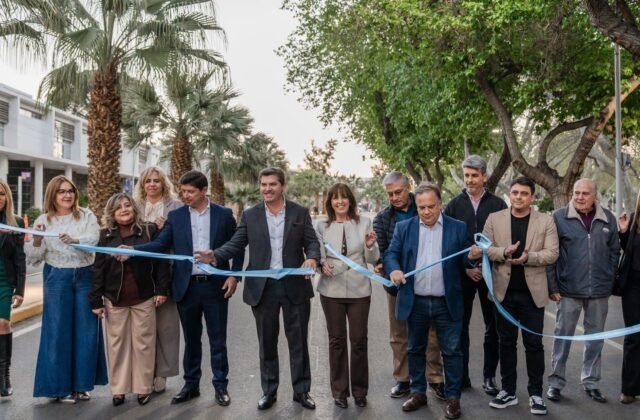 San Juan: Marcelo Orrego inauguró la repavimentación de la emblemática avenida Libertador