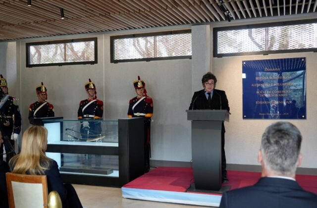 El Presidente Javier Milei en la inauguración del Museo del Regimiento de Granaderos a Caballo General San Martín