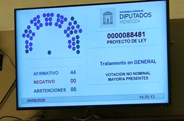 Mendoza: La Cámara de Diputados dio media sanción al proyecto de alivio financiero