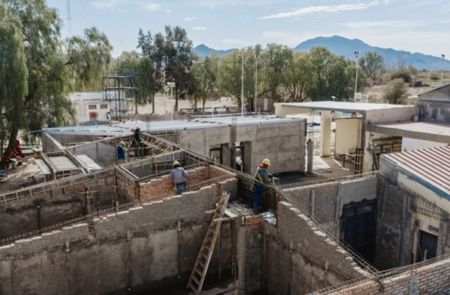 Jáchal: La obra de la Escuela Gascón alcanzó un 86 % de avance