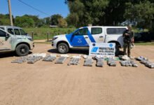 Nacionales: Prefectura secuestró más de 63 kilos de droga durante un operativo en Chaco