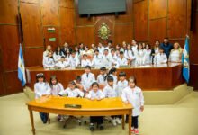 San Juan: Estudiantes de Iglesia visitaron la Cámara de Diputados