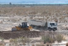 Avanza la obra para mejorar la circulación del agua en el río San Juan